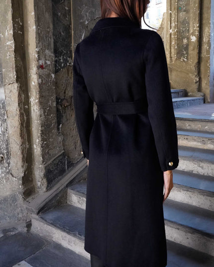 CAP0750 CAPPOTTO LUNGO BLU