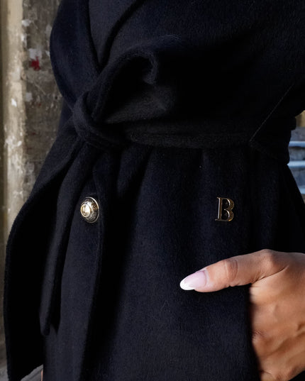 CAP0750 CAPPOTTO LUNGO BLU