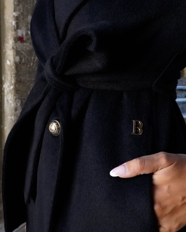 CAP0750 CAPPOTTO LUNGO BLU