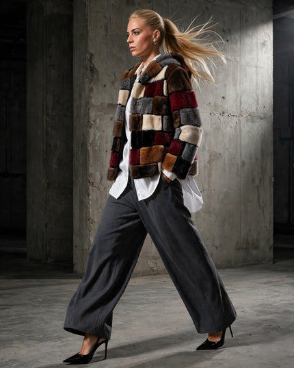 GIU1852 VISONE PATCHWORK