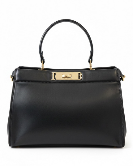 BO01886 BORSA TRAPEZIO NERO