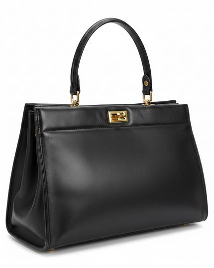 BO01886 BORSA TRAPEZIO NERO