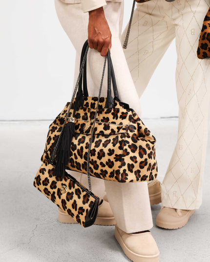 BO01871 BAGUETTE IN CAVALLINO BEIGE