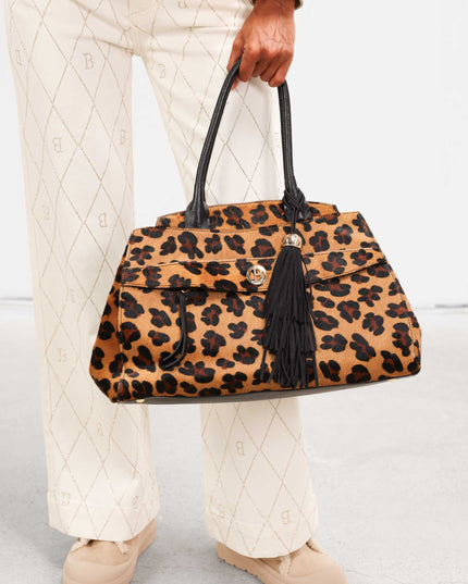 BO01870 MAXIBAG IN CAVALLINO CAMEL