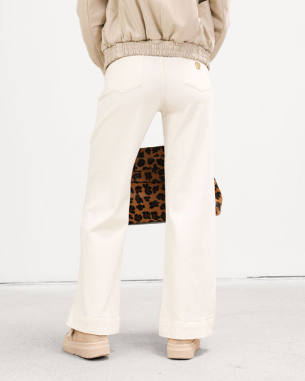 PAN4962 DENIM CON ROMBI STRASS CREMA