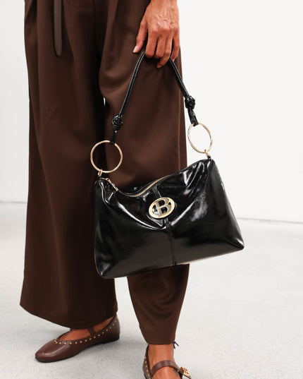 BO01878 BORSA ECOVERNICE NERO