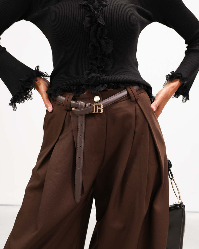 PAN4969 PANTALONE BALLON MORO
