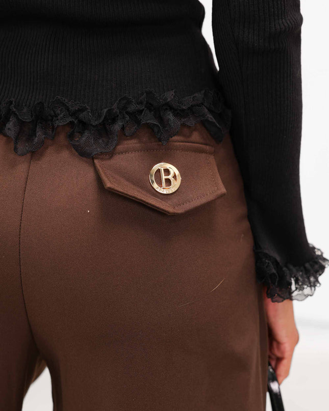 PAN4969 PANTALONE BALLON MORO