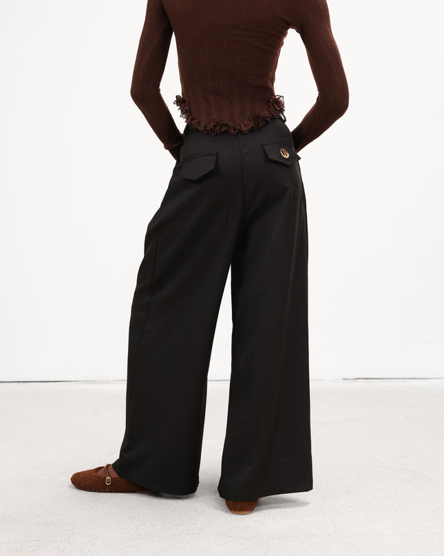 PAN4969 PANTALONE BALLON NERO