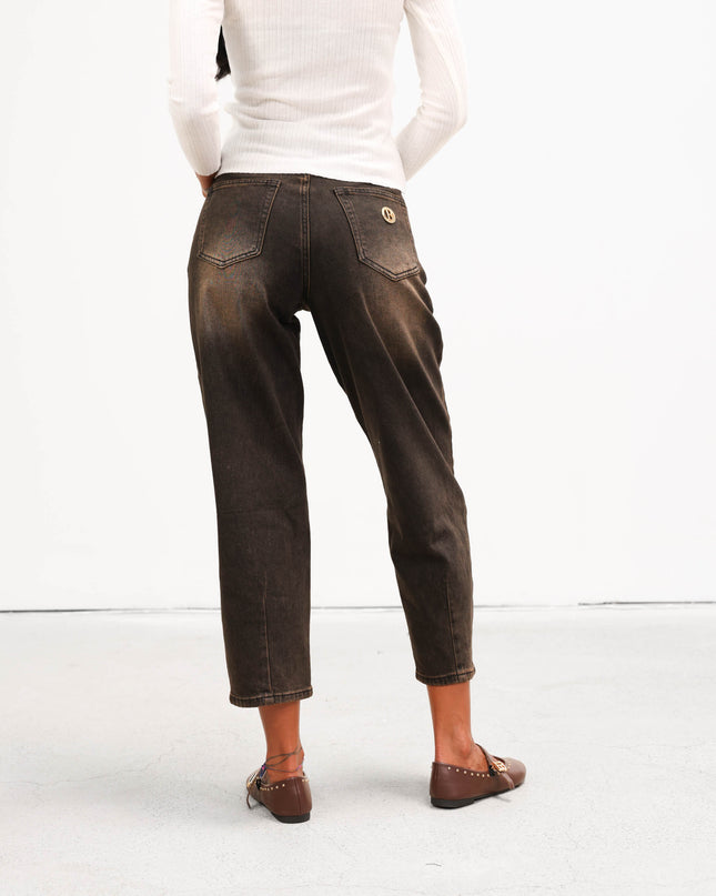 PAN4961 DENIM BALLON CAFFE