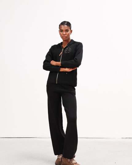 COM1257 COMPLETO IN MAGLIA NERO