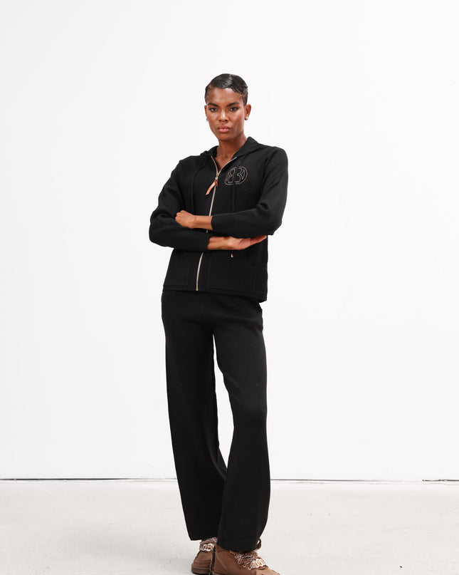 COM1257 COMPLETO IN MAGLIA NERO