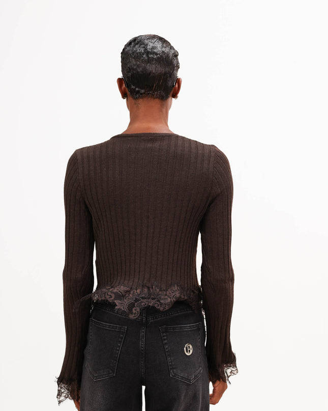 MAG8101 CARDIGAN CON FIOCCHI MORO
