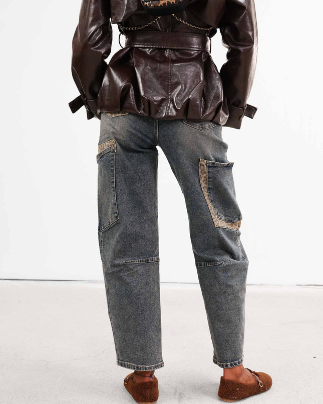 PAN4914 DENIM BALLON MACULATO