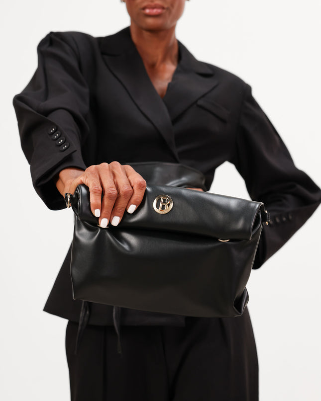 BO01879 BORSA A MANO NERO
