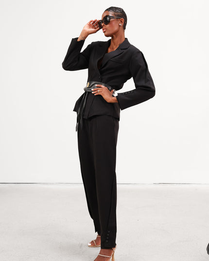 COM1269 TAILLEUR CON FUSCIACCA NERA