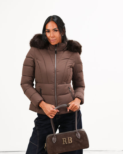 BO01825 BORSA BAGUETTE MORO