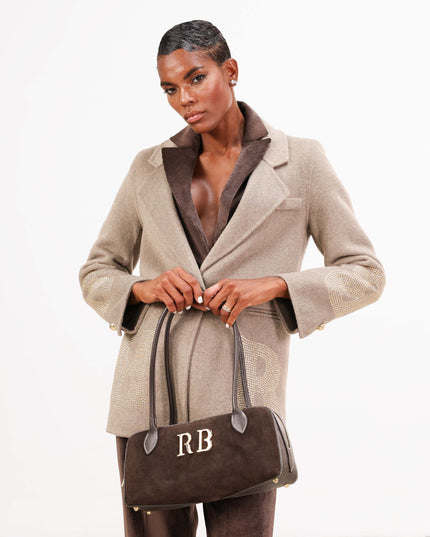 BO01825 BORSA BAGUETTE MORO