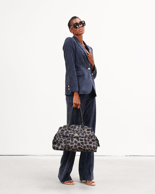COM1256 TAILLEUR IN VELLUTO BLU