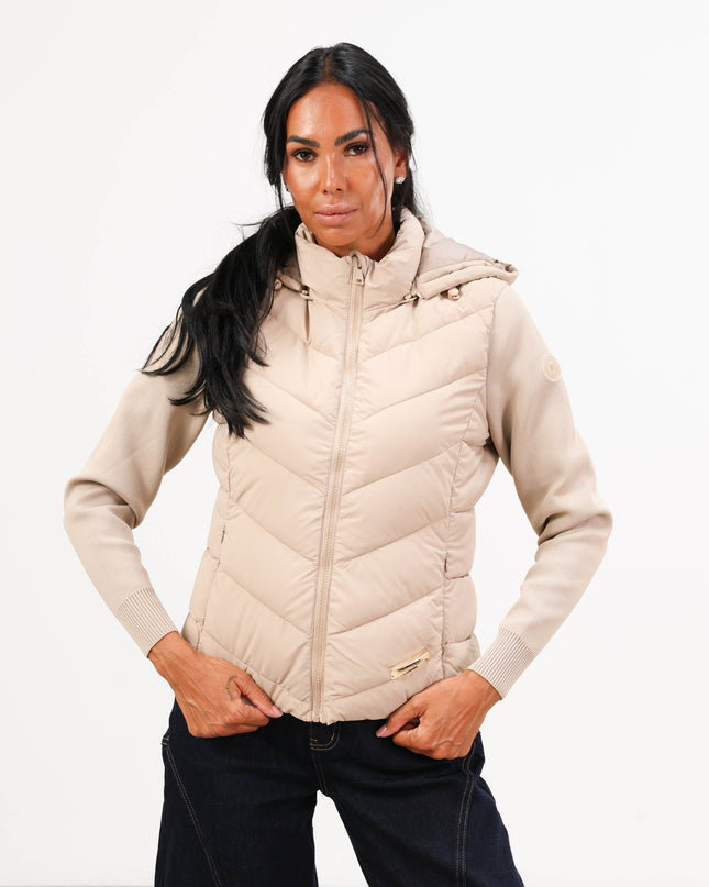 GIU1805 GIUBBINO IDRO BEIGE