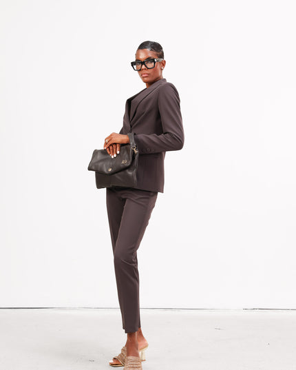 COM1265 TAILLEUR DOPPIOBOTTONE MORO