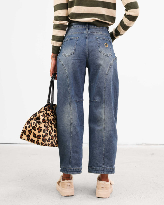 PAN4972 DENIM BALLON CON BOTTONI CAVIGLIA