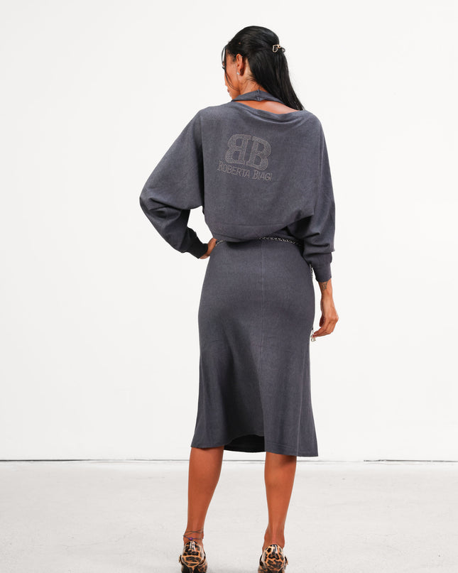 ABI3990 ABITO CON COPRISPALLE GRIGIO