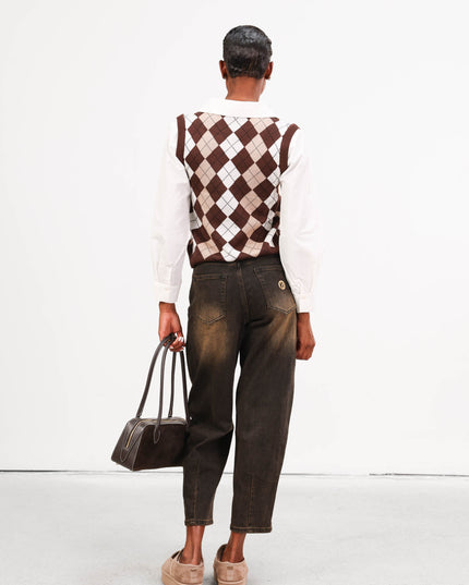 MAG8110 CAMICIA CON GILET MORO