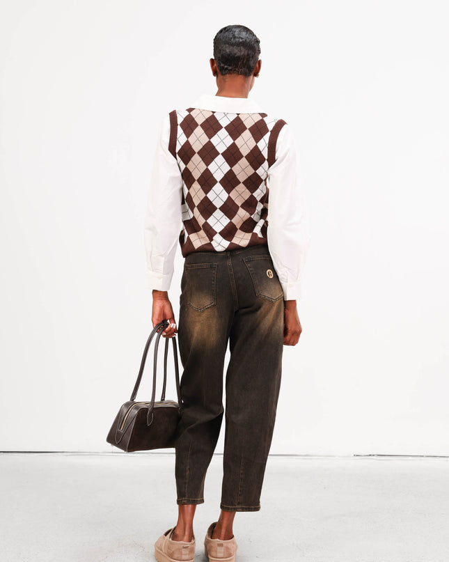 MAG8110 CAMICIA CON GILET MORO