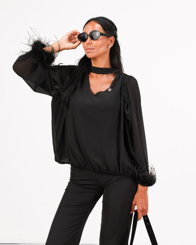 COM1268 COMPLETO MAGLIA PIUME