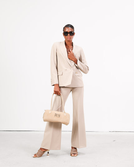 BO01825 BORSA BAGUETTE BEIGE