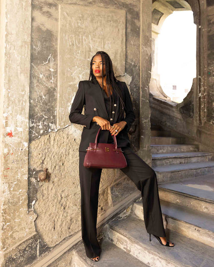 BO01902 BORSA RETTANGOLARE BORDEAUX