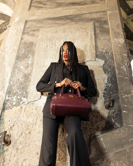 BO01902 BORSA RETTANGOLARE BORDEAUX