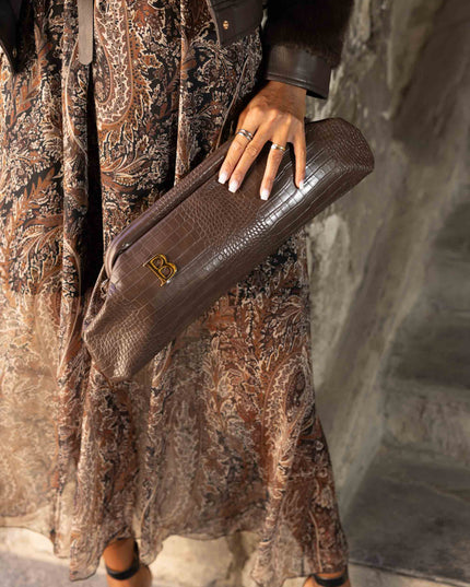 BO01925 CLUTCH ECOCOCCO MORO