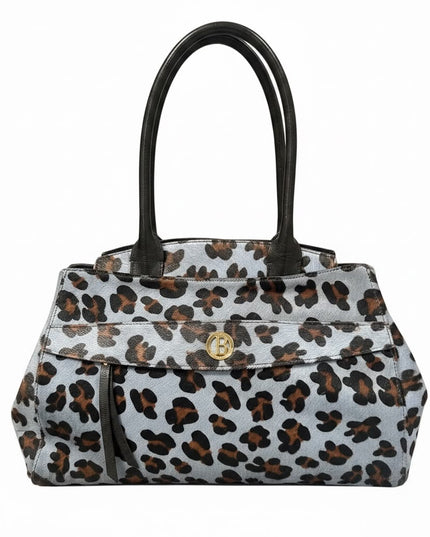 BO01870 MAXIBAG IN CAVALLINO AZZURRO