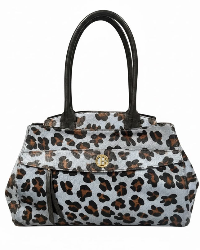 BO01870 MAXIBAG IN CAVALLINO AZZURRO