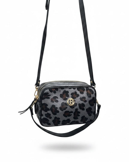BO01883 BORSA BAULETTO MACULATO GRIGIO