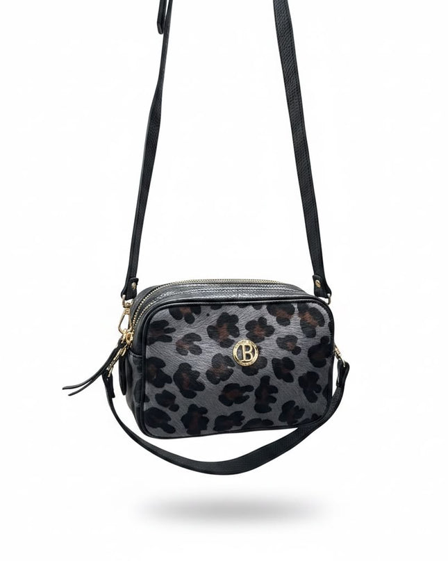 BO01883 BORSA BAULETTO MACULATO GRIGIO