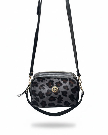 BO01883 BORSA BAULETTO MACULATO GRIGIO