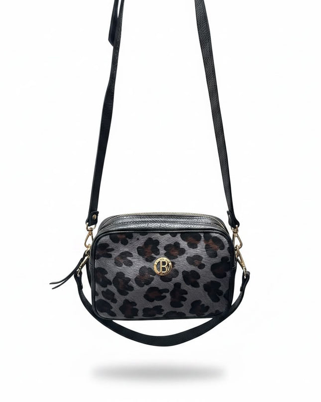 BO01883 BORSA BAULETTO MACULATO GRIGIO
