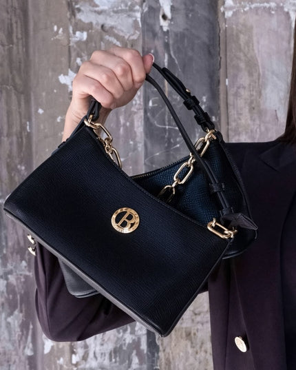 BO01899 BORSA PICCOLA TRAPEZIO NERO
